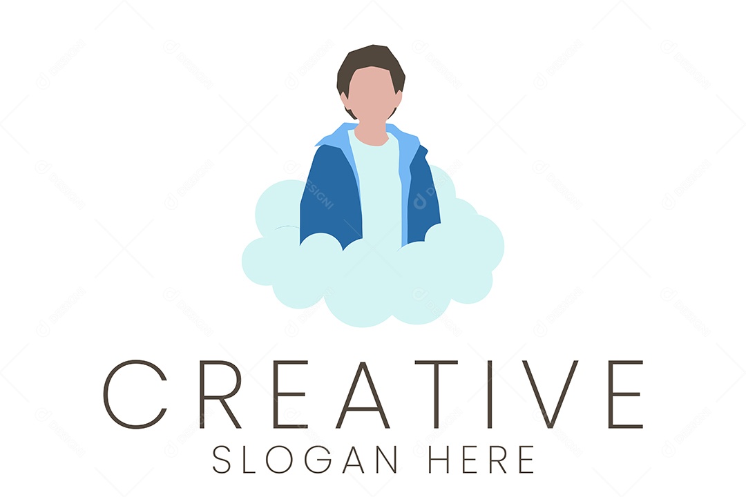 Logotipo de Jovem Ilustração Vetor EPS + AI Editável