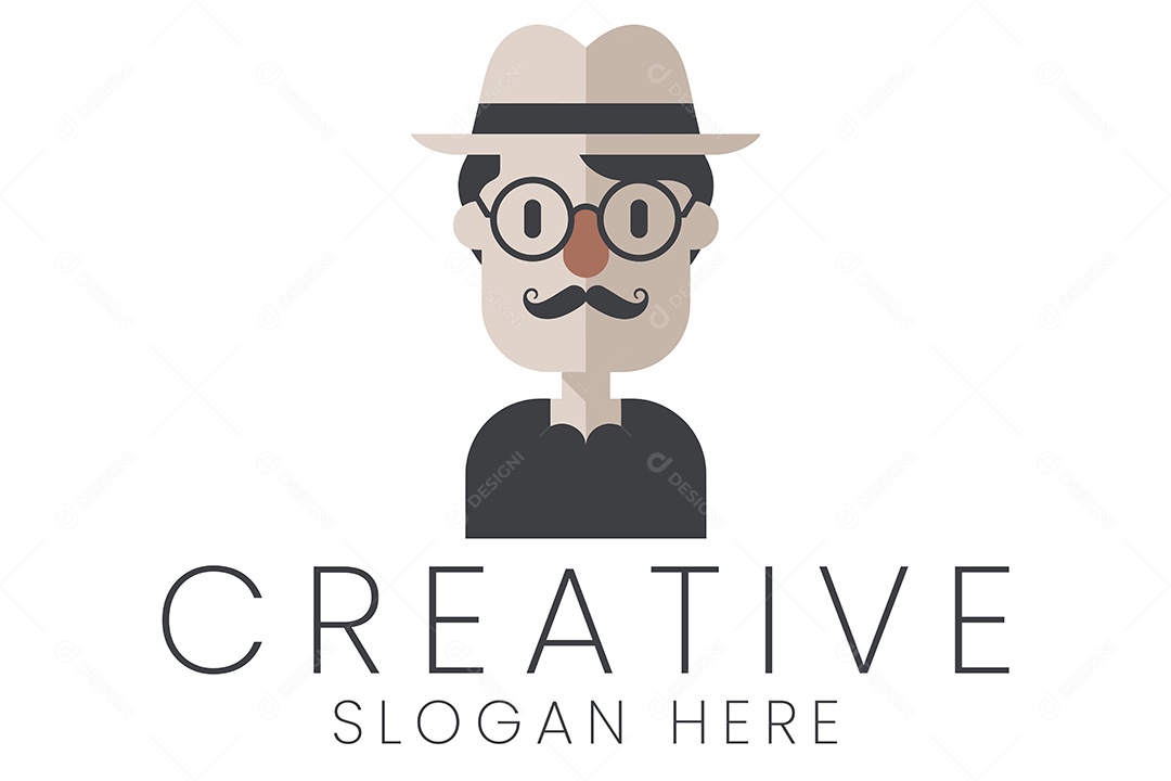 Logotipo de Homem Ilustração Vetor EPS + AI Editável