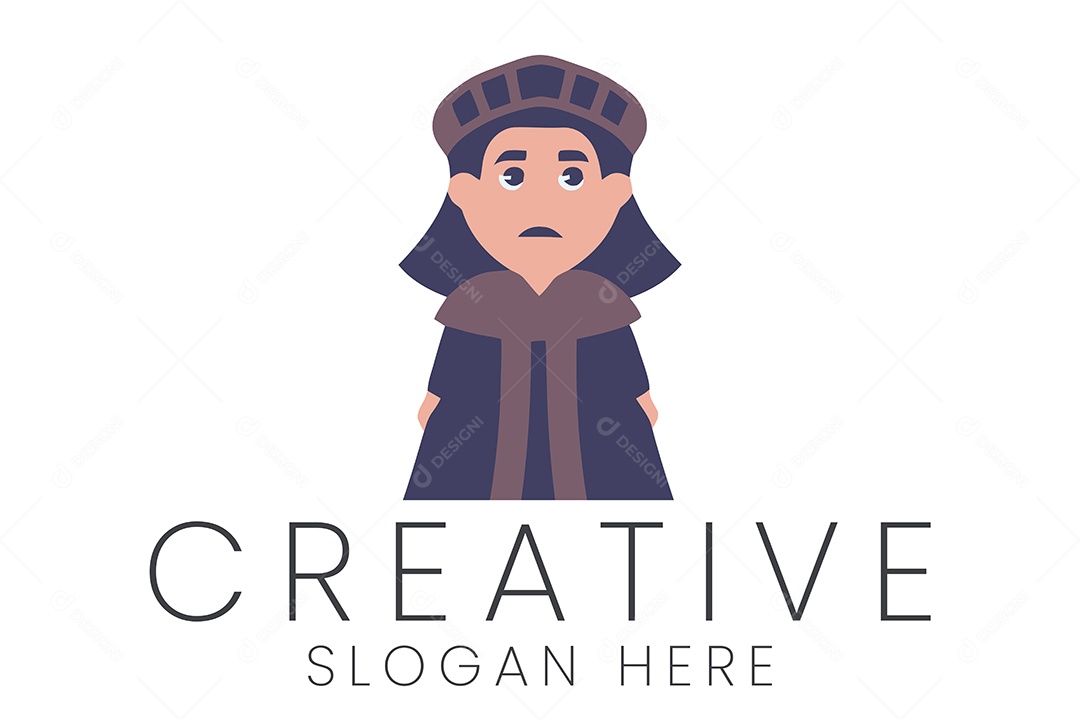 Logotipo de Personagem Ilustração Vetor EPS + AI Editável