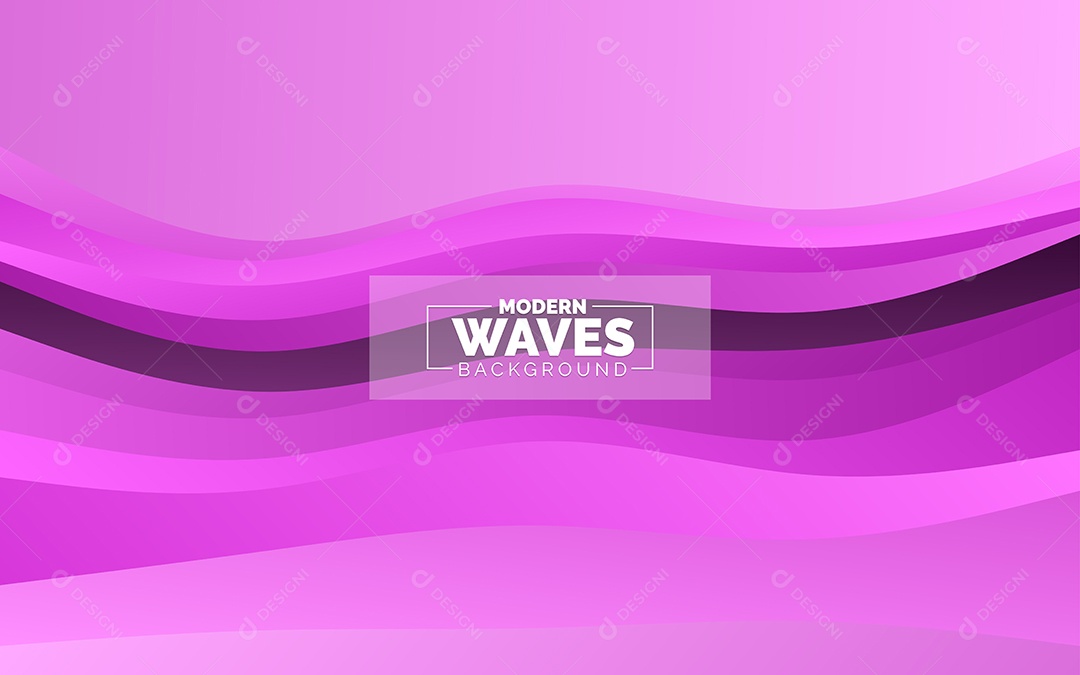 Plano de Fundo Ondas Modernas Rosa Ilustração Vetor EPS