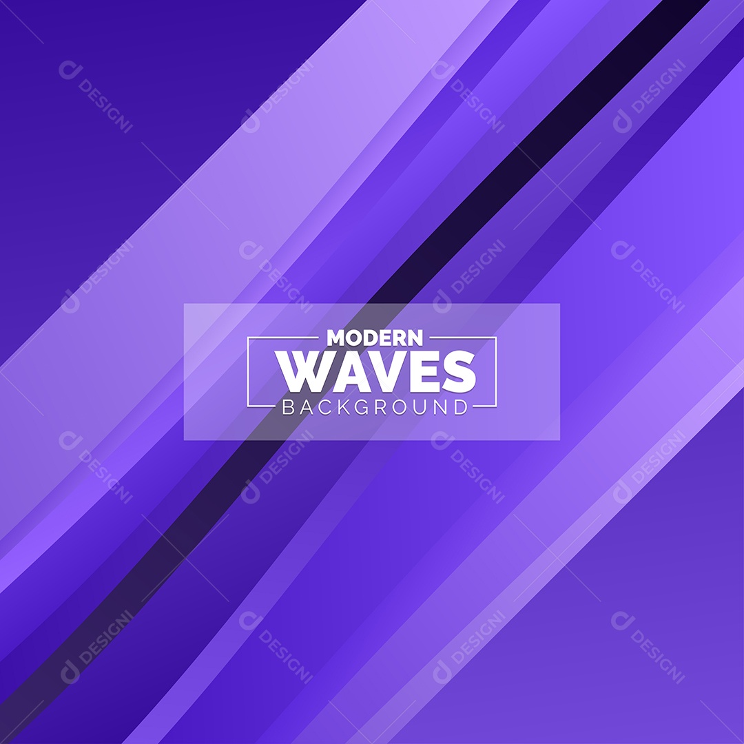 Plano de Fundo Ondas Modernas Roxo Ilustração Vetor EPS