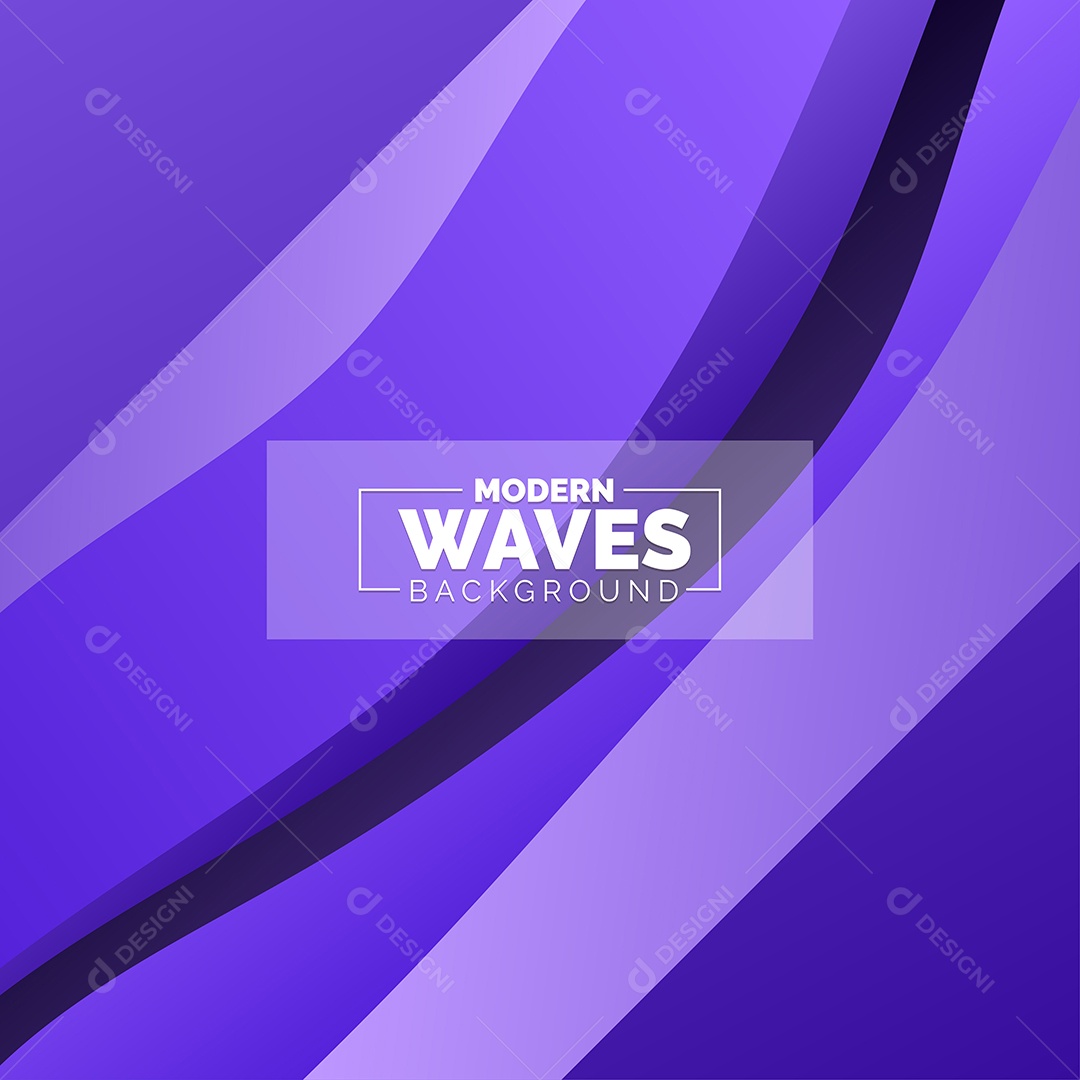 Plano de Fundo Ondas Modernas Roxo Ilustração Vetor EPS