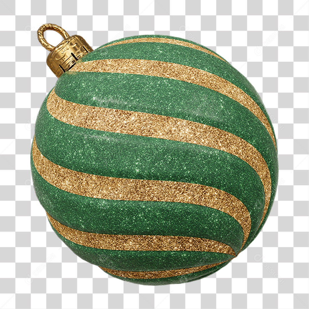 Bola Enfeite Decoração de Natal PNG Transparente