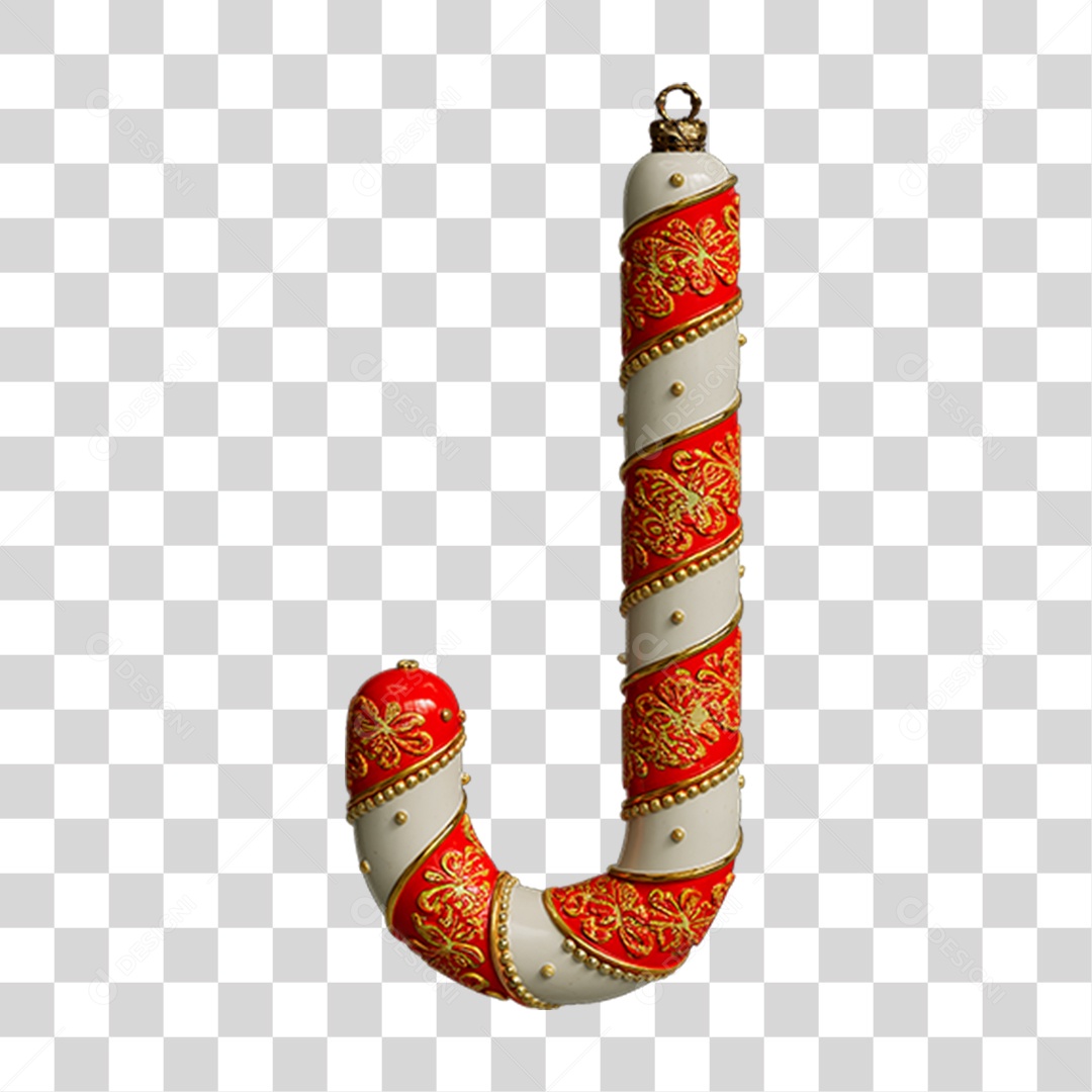 Bengala Enfeite Decoração de Natal PNG Transparente