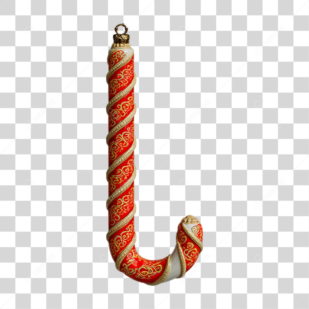 Bengala Enfeite Decoração de Natal PNG Transparente