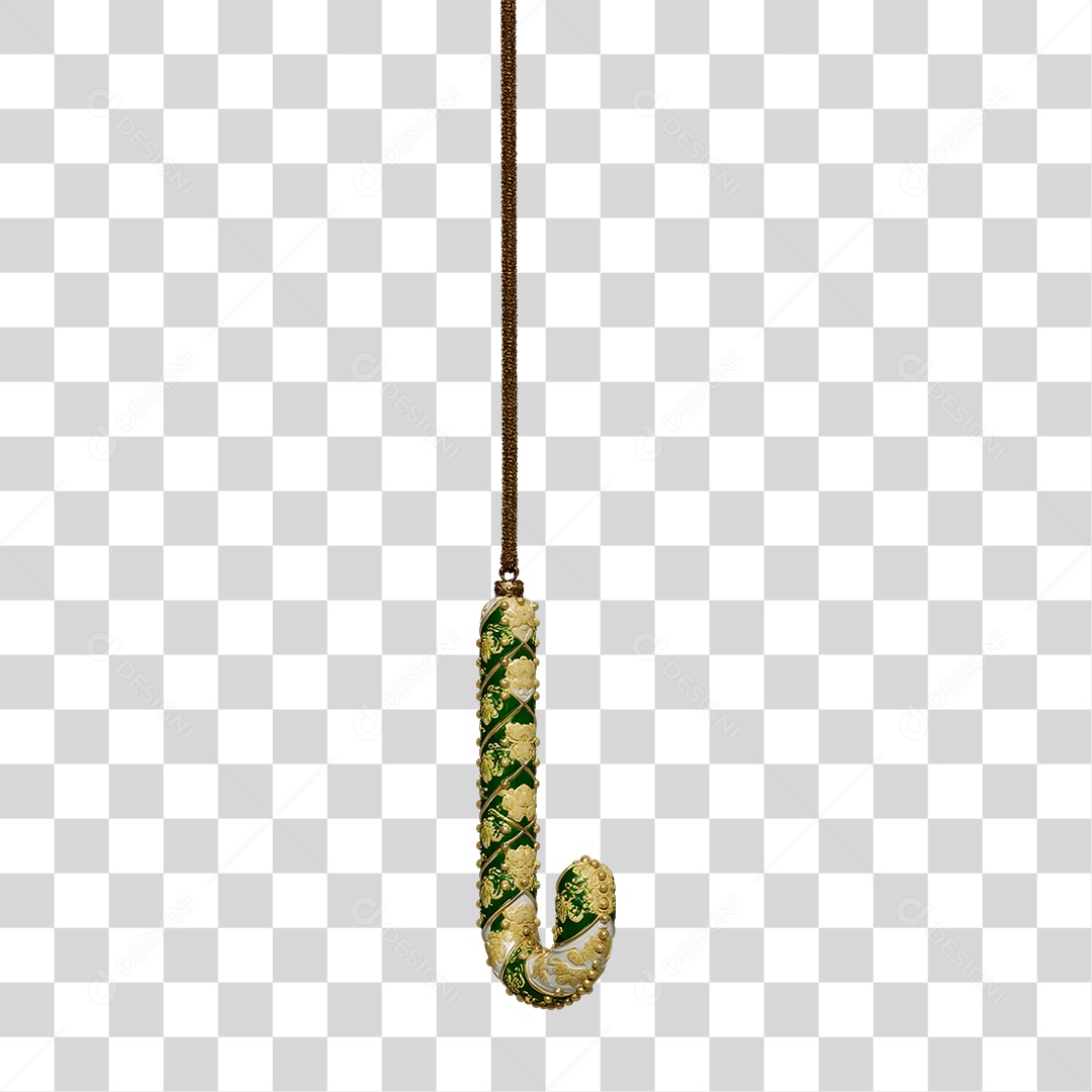 Bengala Enfeite Decoração de Natal PNG Transparente