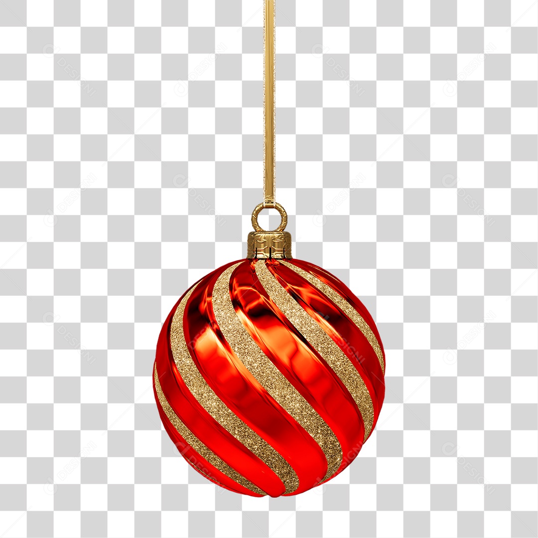 Bolinha Bola para Enfeite Decoração de Natal PNG Transparente