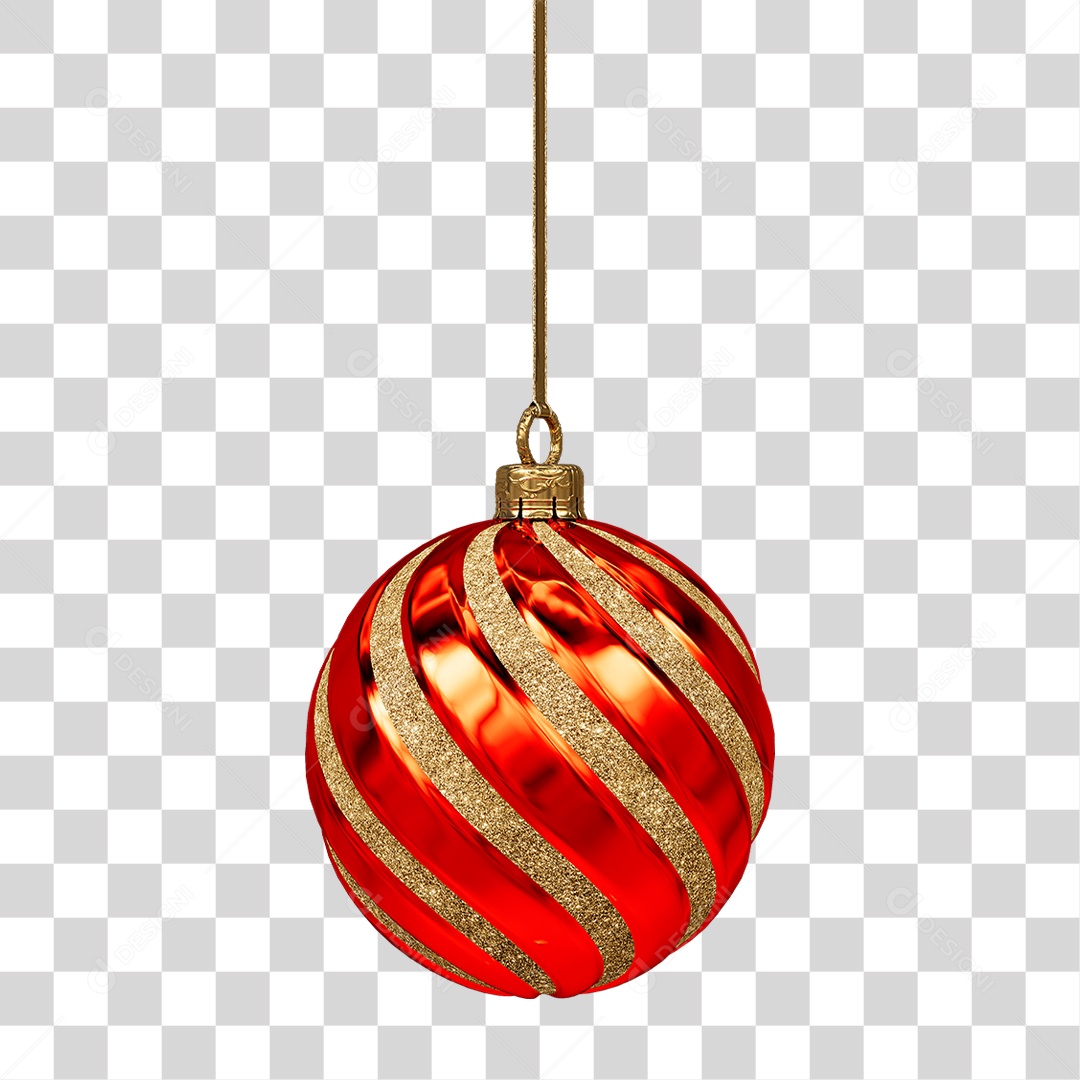 Bolinha Bola para Enfeite Decoração de Natal PNG Transparente