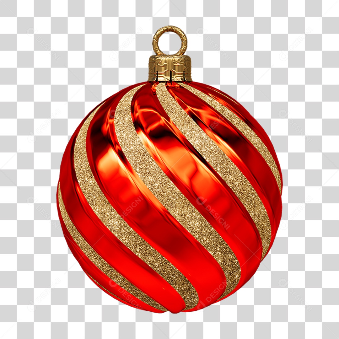 Bolinha Bola para Enfeite Decoração de Natal PNG Transparente
