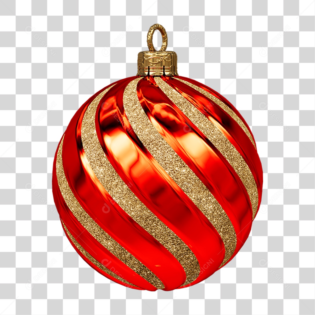 Bolinha Bola para Enfeite Decoração de Natal PNG Transparente