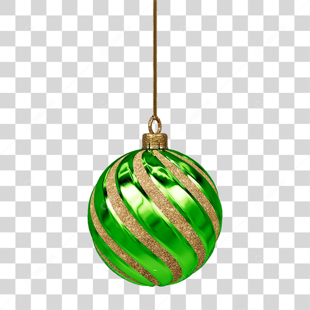 Bolinha Bola para Enfeite Decoração de Natal PNG Transparente