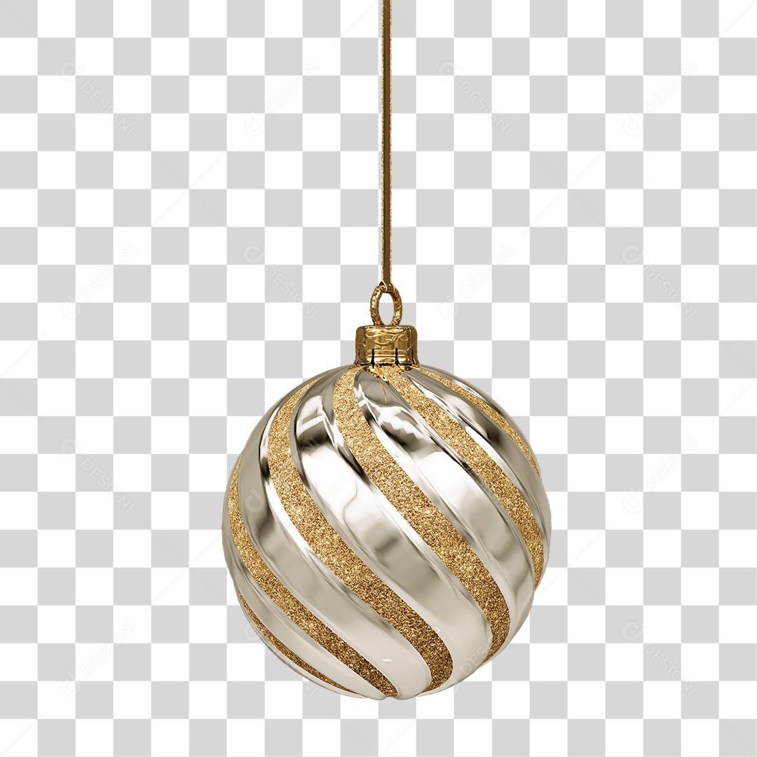 Bolinha Bola para Enfeite Decoração de Natal PNG Transparente