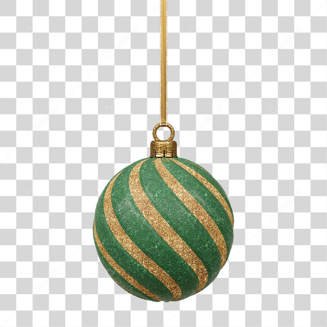 Bolinha Bola para Enfeite Decoração de Natal PNG Transparente
