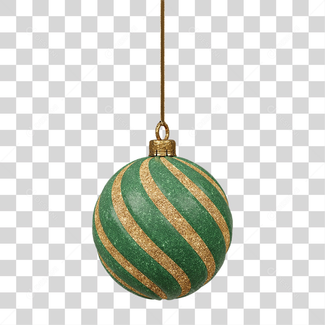 Bolinha Bola para Enfeite Decoração de Natal PNG Transparente