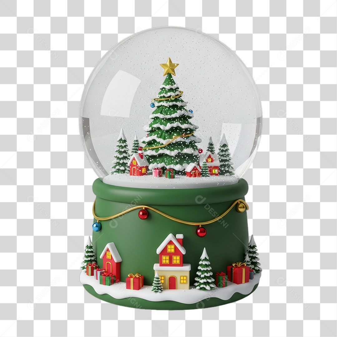 Globo Enfeites Decoração de Natal PNG Transparente