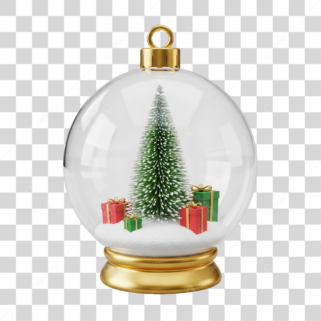 Globo Enfeites Decoração de Natal PNG Transparente