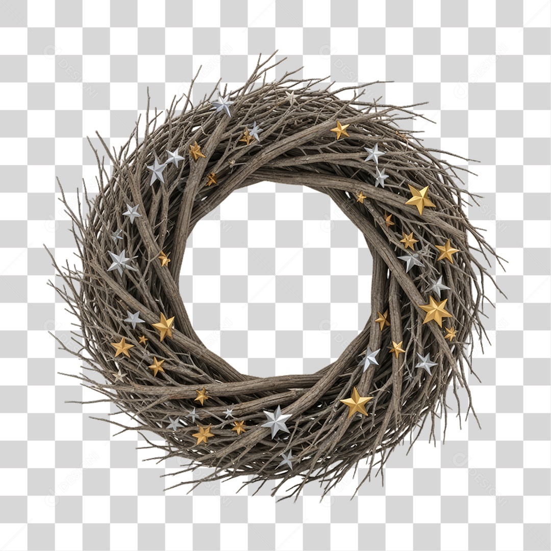 Guirlanda Enfeites Decoração de Natal PNG Transparente