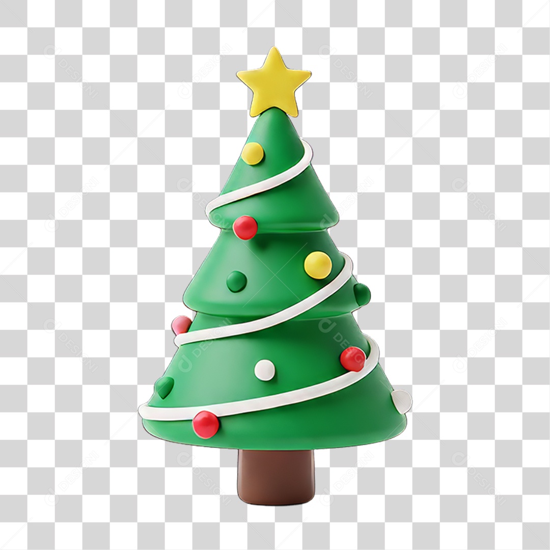 Árvore Enfeites Decoração de Natal PNG Transparente