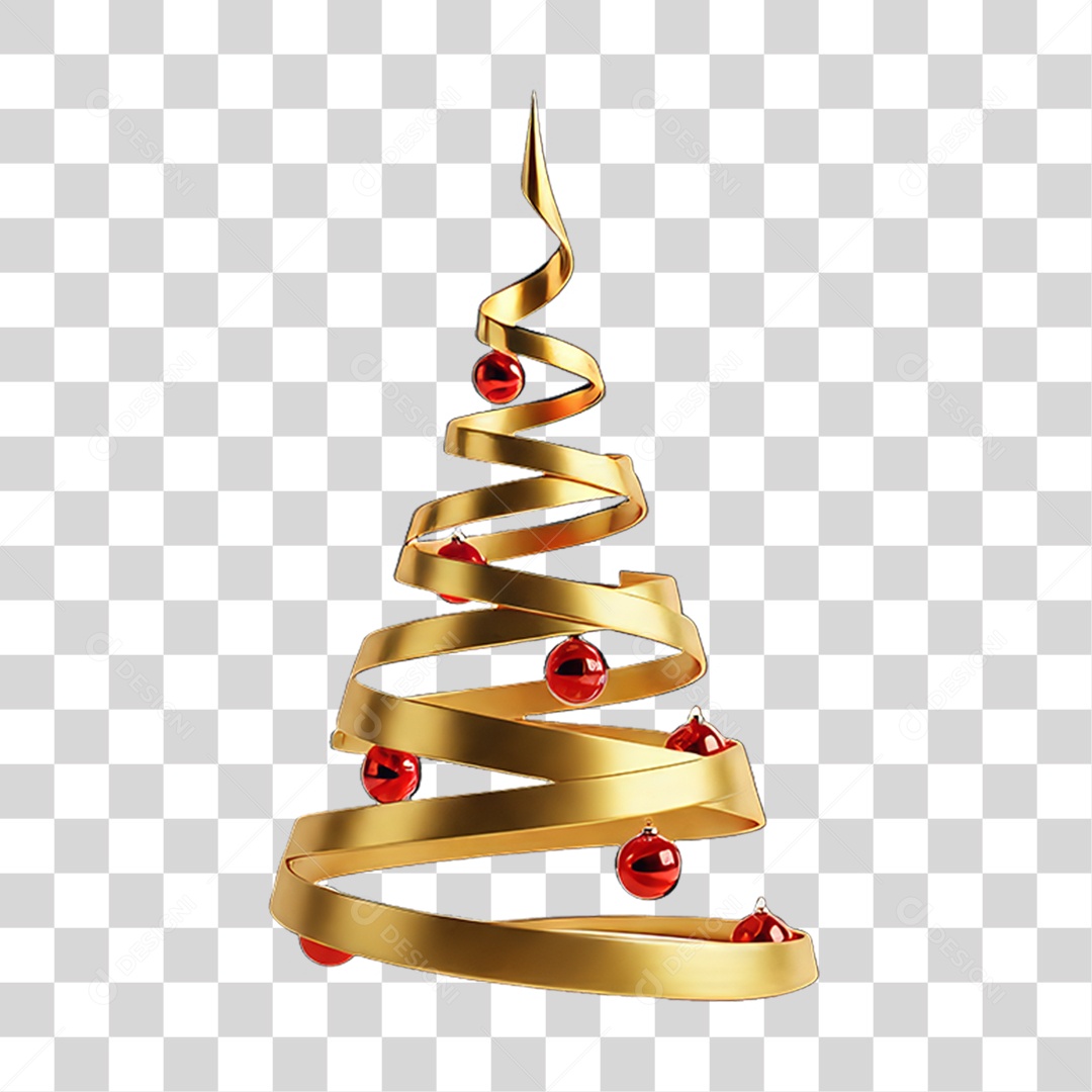 Árvore para Enfeites Decoração de Natal PNG Transparente