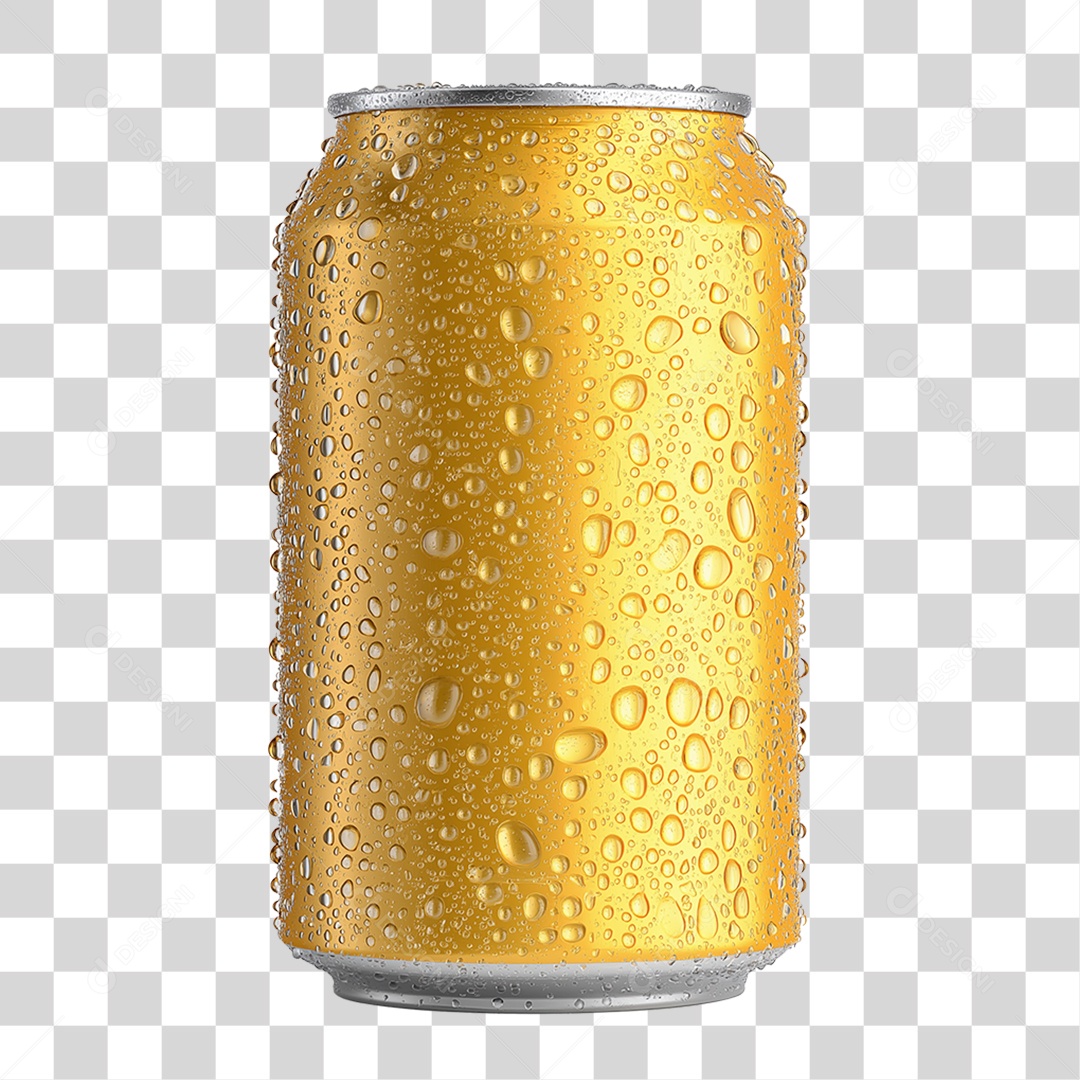 Lata de Bebida PNG Transparente