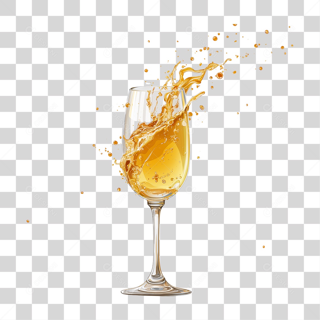 Taça de Bebida PNG Transparente