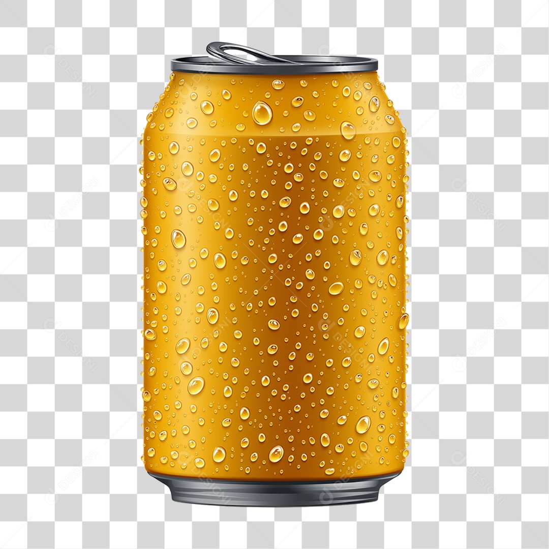 Lata de Bebida PNG Transparente