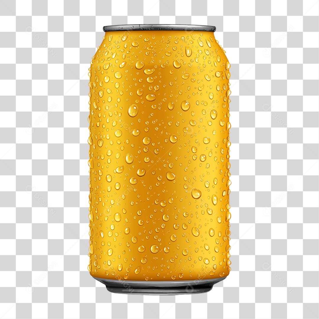 Lata de Bebida PNG Transparente