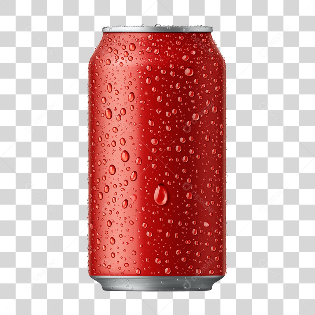 Lata de Bebida PNG Transparente