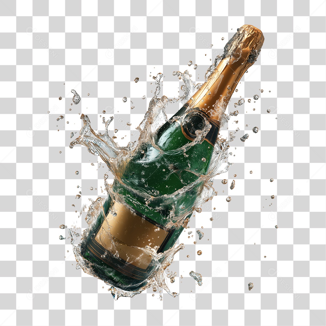 Garrafa de Bebida PNG Transparente