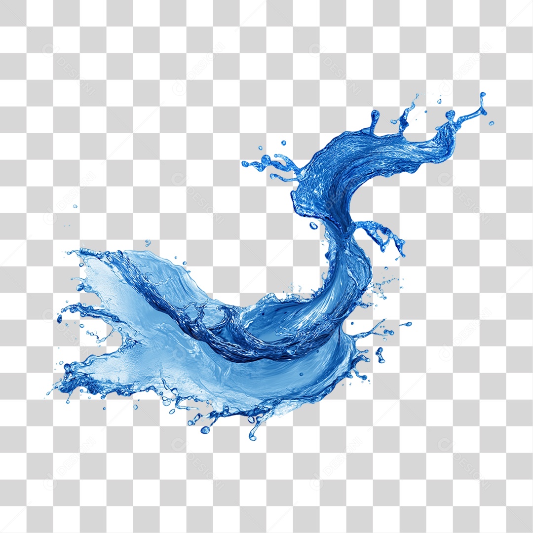 Respingos de Água Splash PNG Transparente