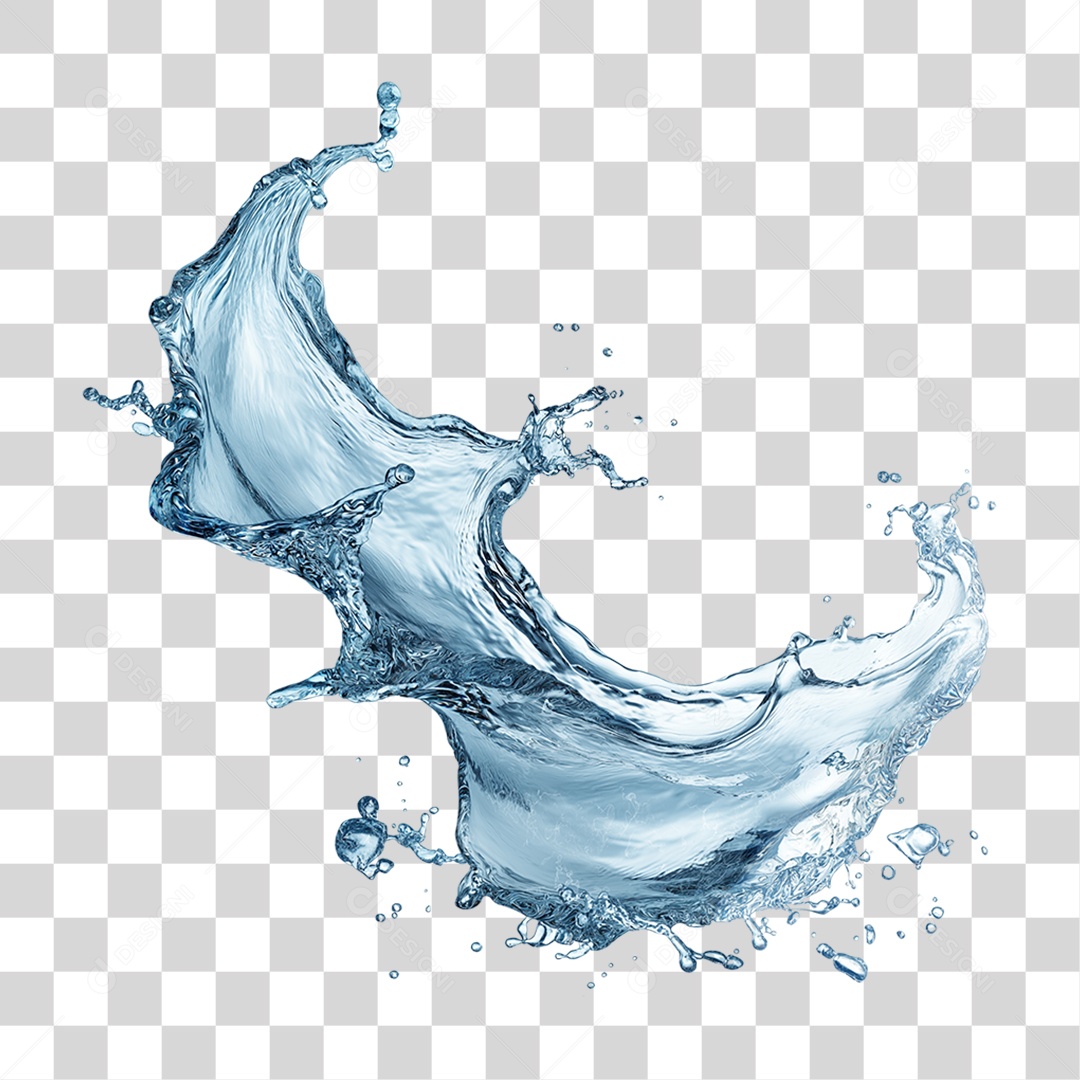 Respingos de Água Splash PNG Transparente