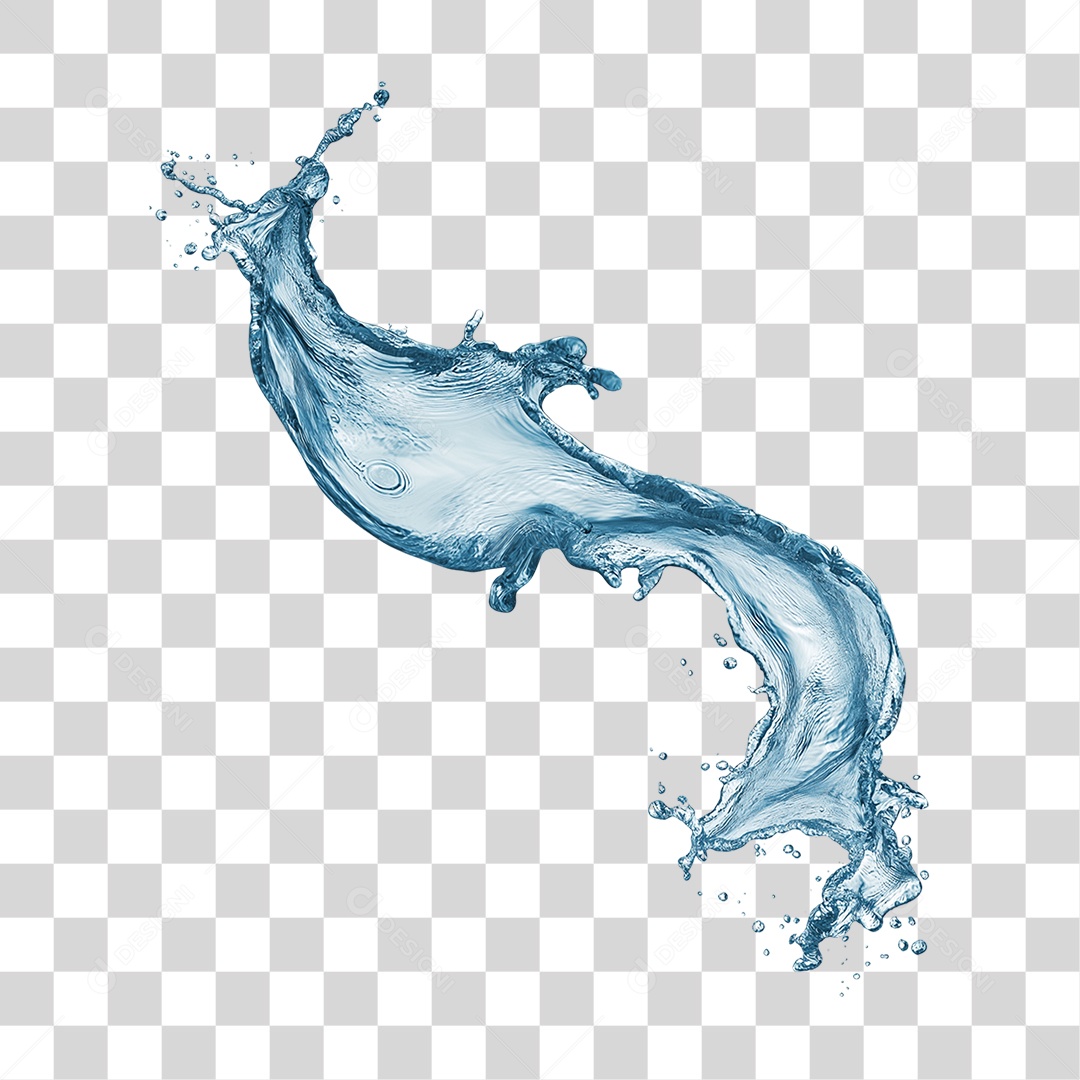 Respingos de Água Splash PNG Transparente