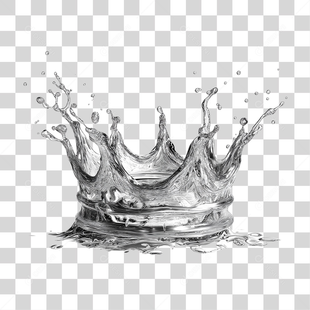 Respingos de Água Splash PNG Transparente