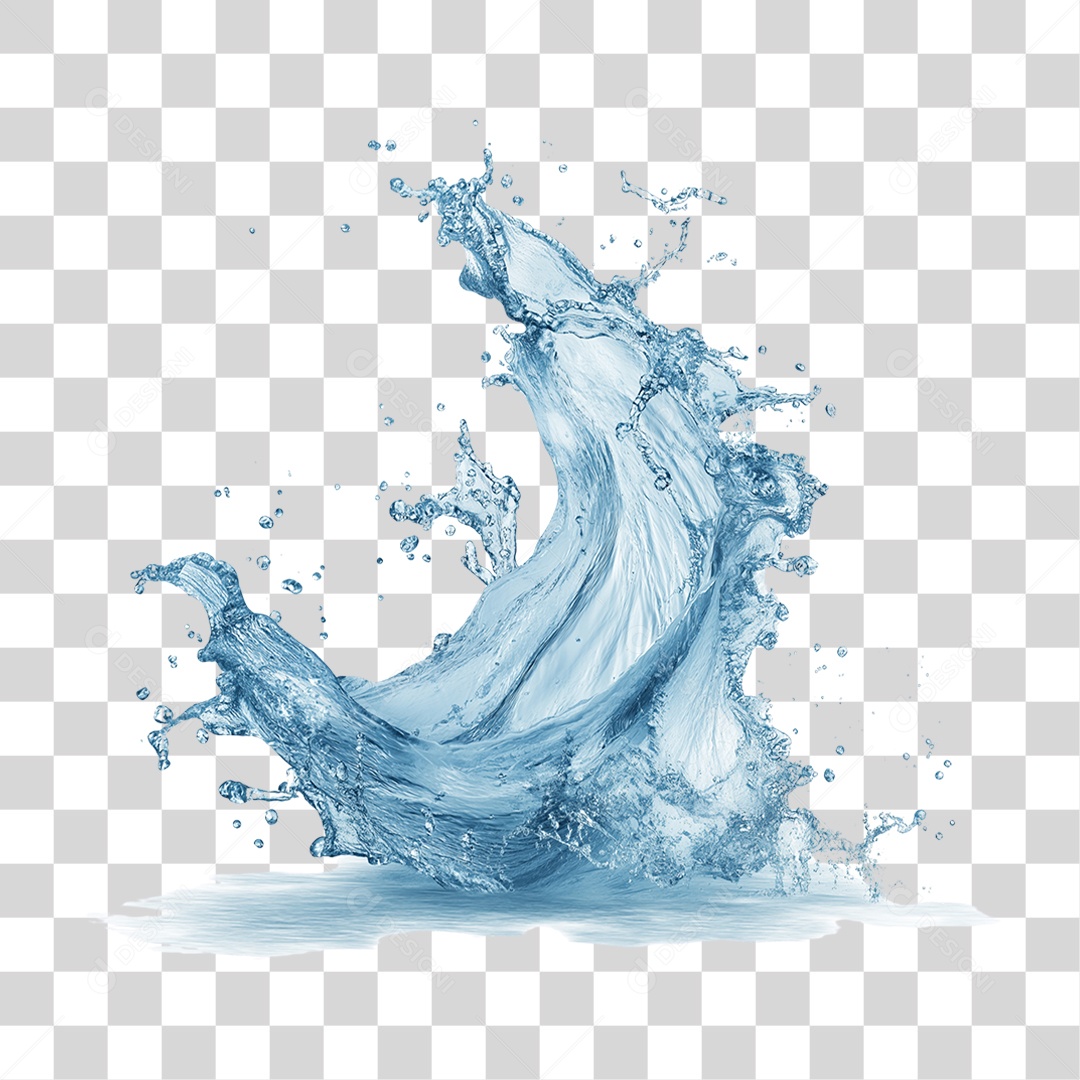 Respingos de Água Splash PNG Transparente