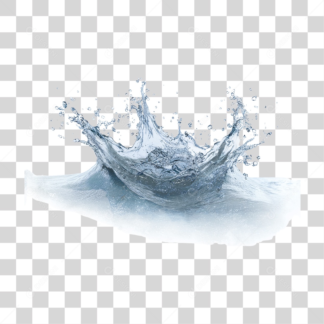 Respingos de Água Splash PNG Transparente