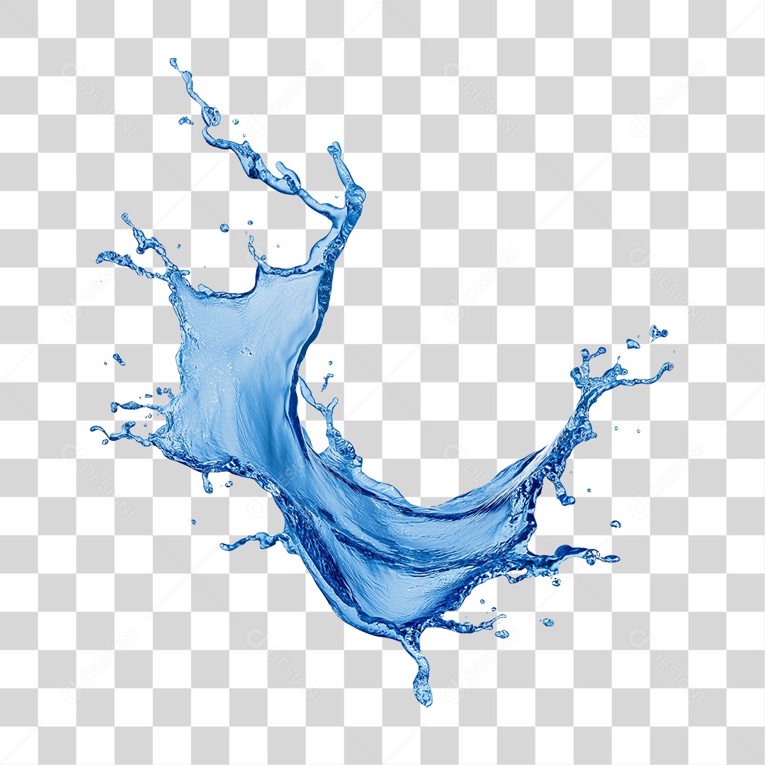 Respingos de Água Splash PNG Transparente