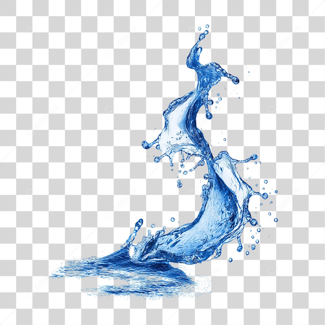 Respingos de Água Splash PNG Transparente