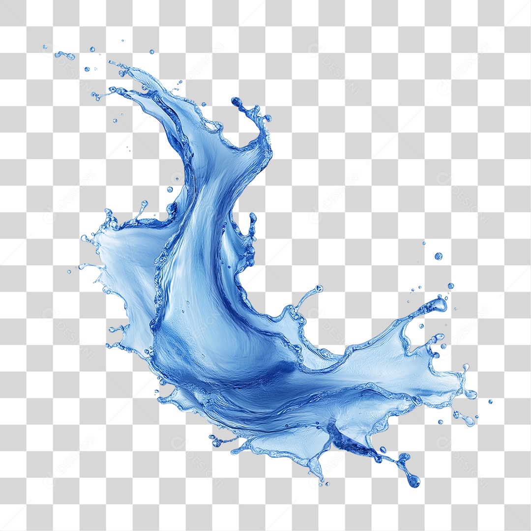 Respingos de Água Splash PNG Transparente