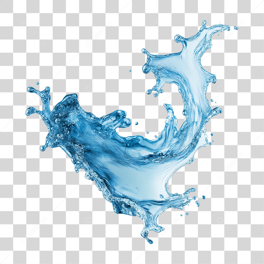 Respingos de Água Splash PNG Transparente