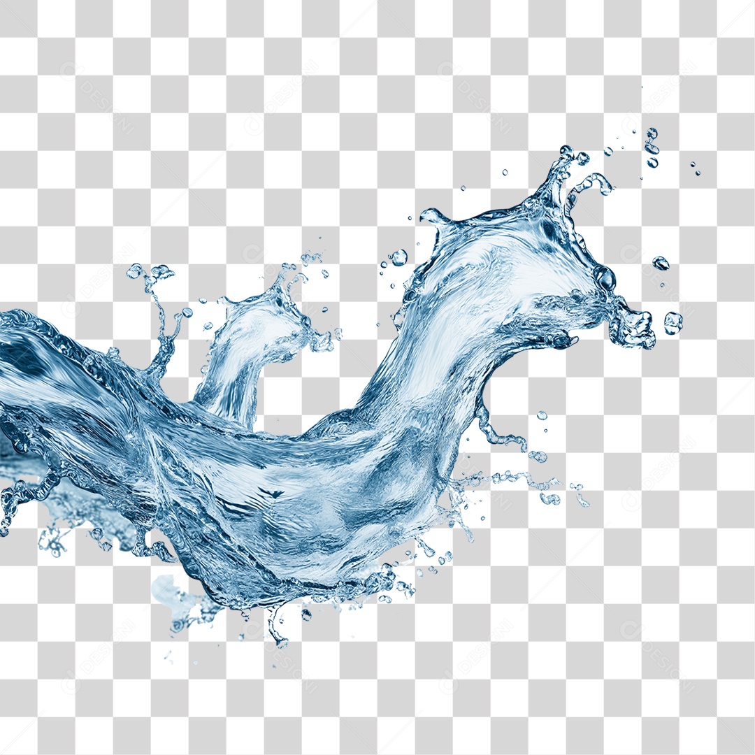 Respingos de Água Splash PNG Transparente