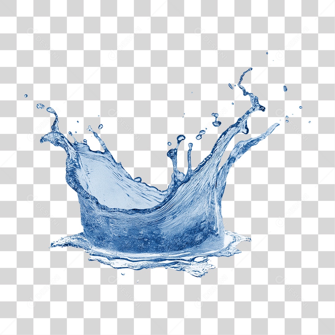 Respingos de Água Splash PNG Transparente