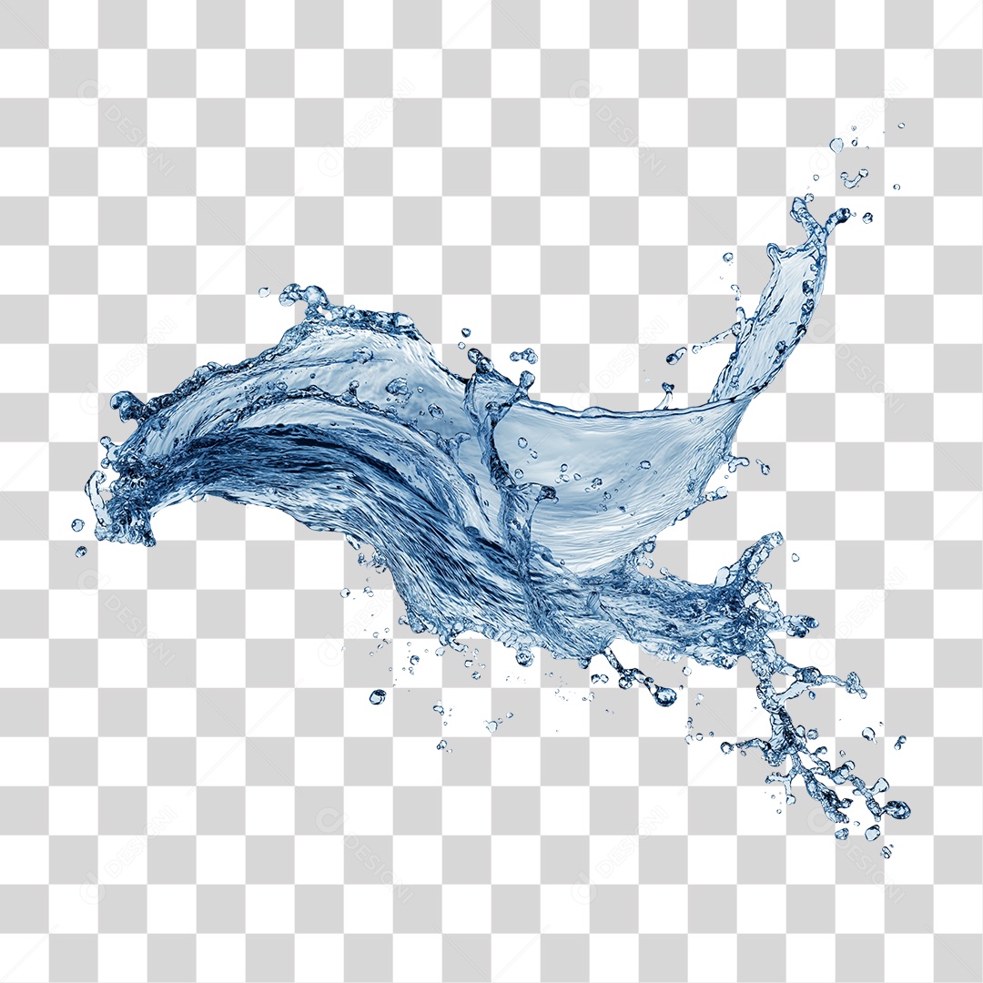 Respingos de Água Splash PNG Transparente