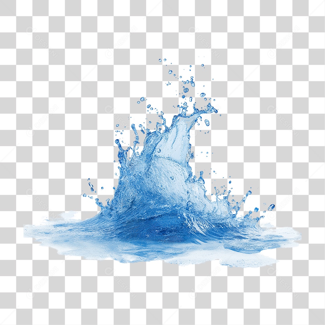 Respingos de Água Splash PNG Transparente