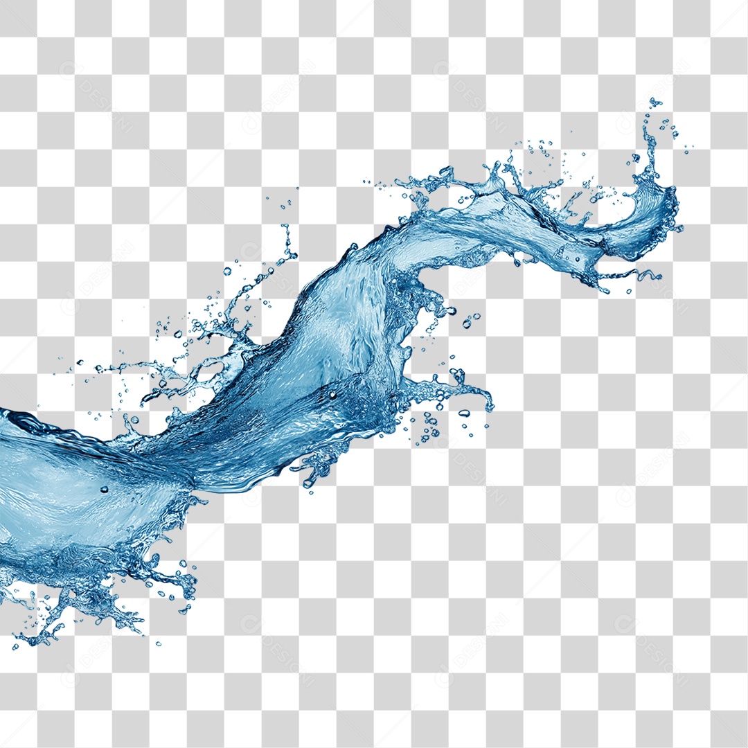 Respingos de Água Splash PNG Transparente