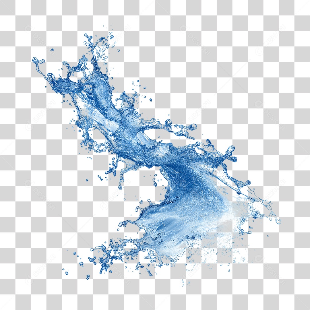 Respingos de Água Splash PNG Transparente