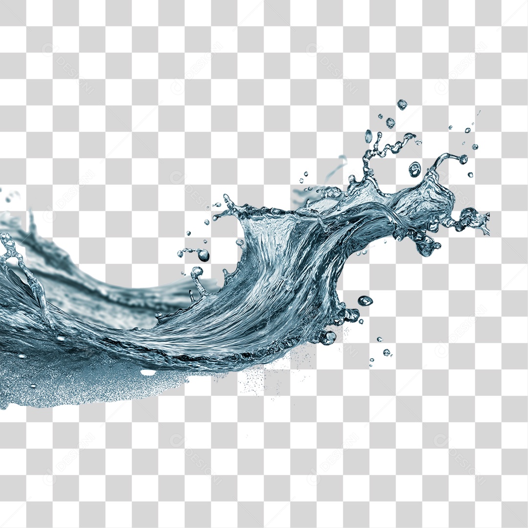 Respingos de Água Splash PNG Transparente