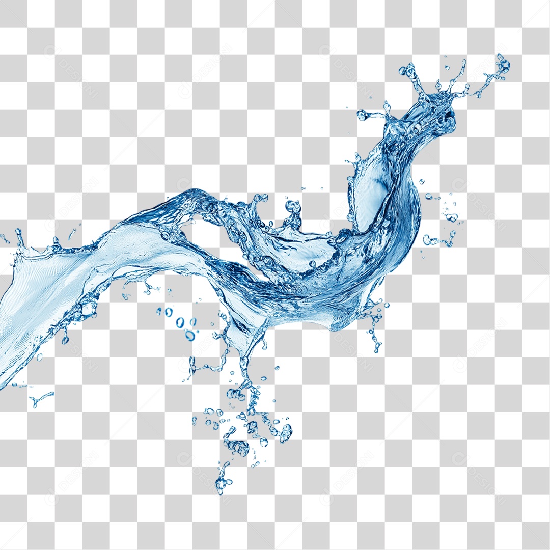 Respingos de Água Splash PNG Transparente