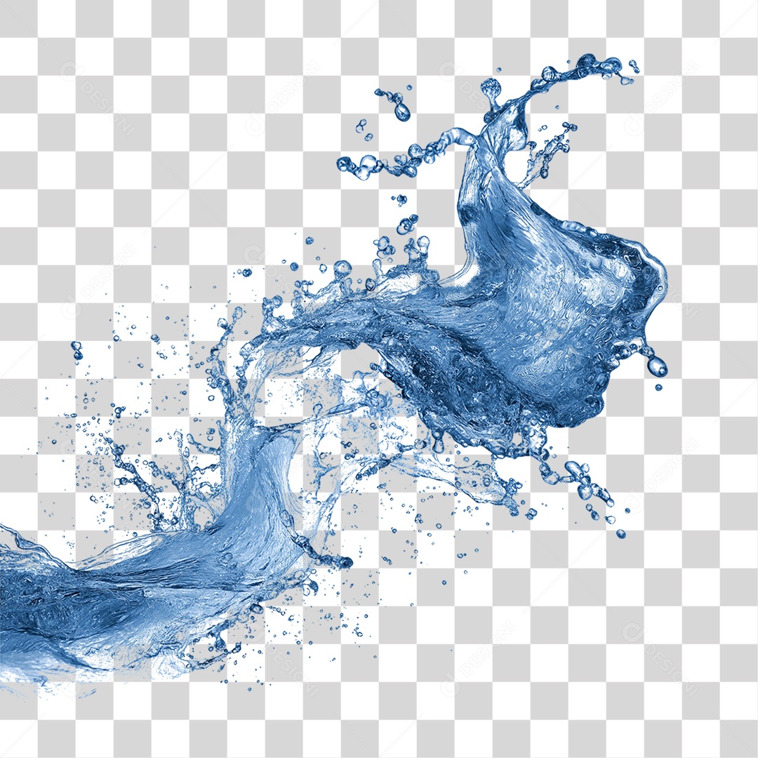 Respingos de Água Splash PNG Transparente