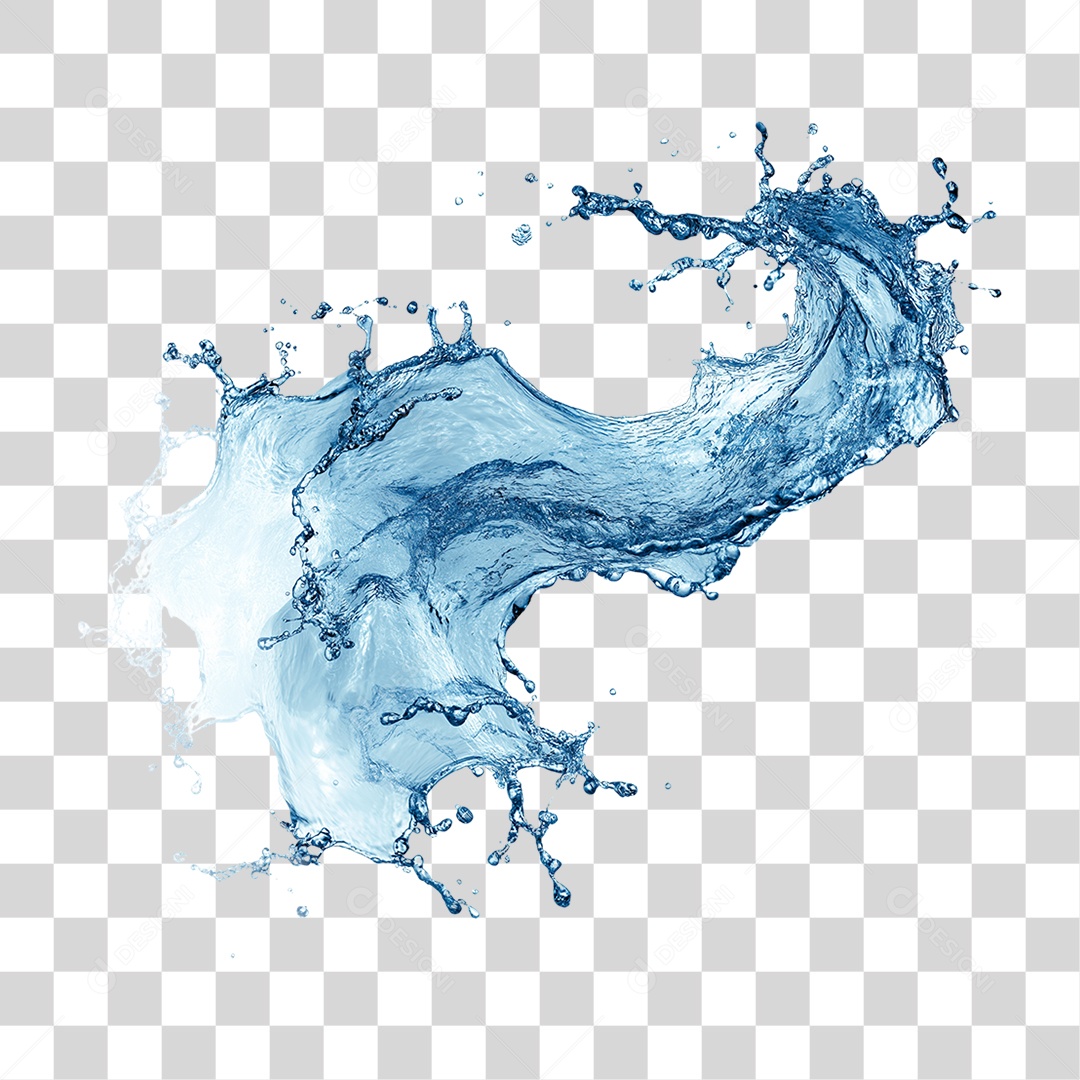 Respingos de Água Splash PNG Transparente