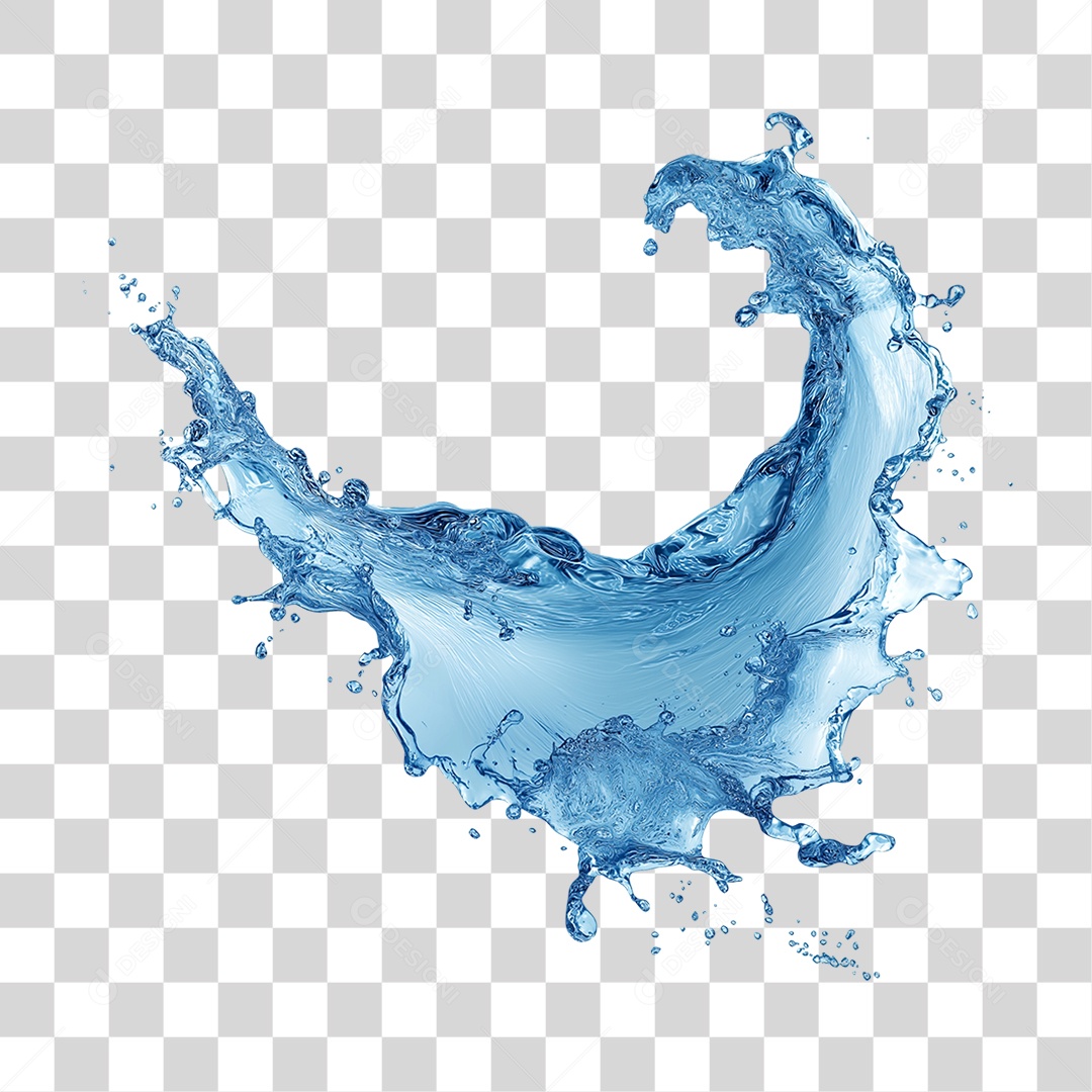 Respingos de Água Splash PNG Transparente
